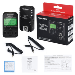 <strong>YONGNUO</strong> Wireless TTL Flash Trigger YN622 YN-622C II C-TX KIT With High-speed Sync HSS 1/8000s for Canon Camera 500D 60D 7D 5DIII - Product Image 1