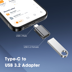 10 Gbit/s USB C-Stecker auf USB 3.2 GEN2 Ein weiblicher Adapter für Maus für MacBook und weitere Geräte vom Typ C. - Product Image 5