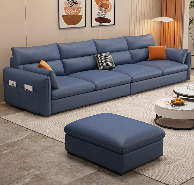 Tessuto tecnologico blu vivace