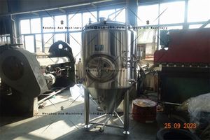 Ace 1000L Commercial Restaurant Brewing Systems Kombucha Brewery With Beer <strong>Glycol</strong> <strong>Chiller</strong>
