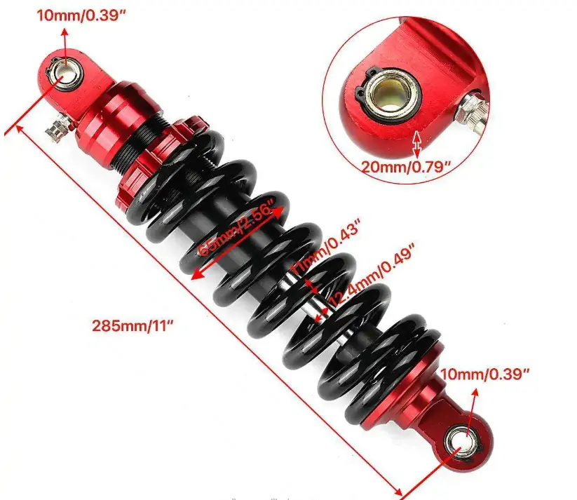 Suspensão montagem do suporte Amortecedor da motocicleta 300mm frente garfo perna garfo traseiro amortecedor da perna