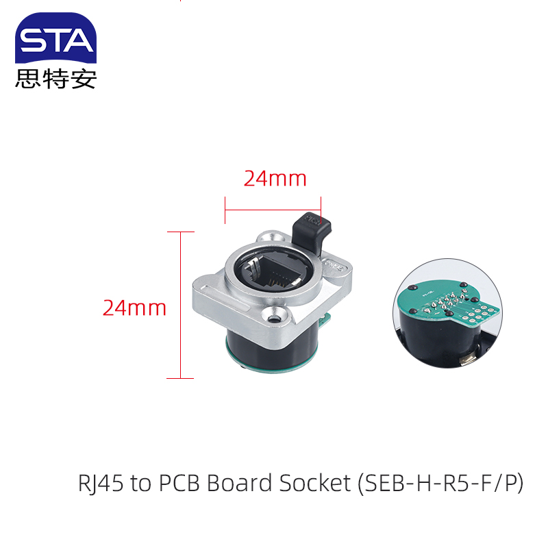 Conector RJ45 a placa PCB