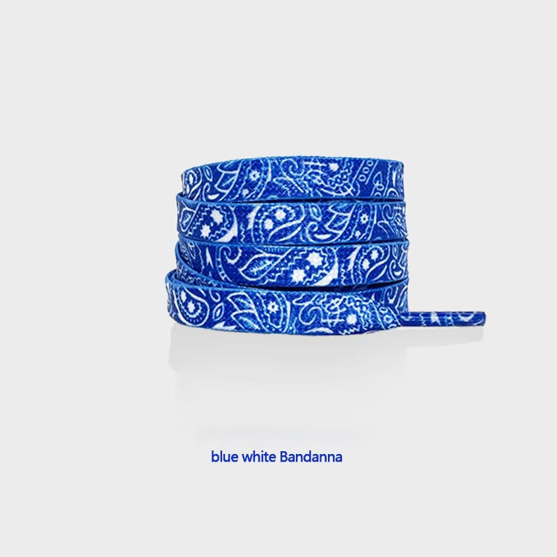 Bandana bleu et blanc