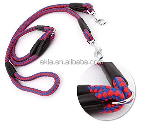 Dog Leash, Cotton Web Training Pet Lead Leash Retractable Double Tangle Best Retractable Dog Leash