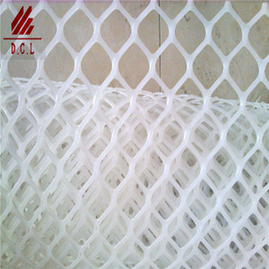 Rete a maglia in plastica in PVC tipo diamante HDPE 6MM-15MM verde o nero servizio di lavorazione del taglio personalizzato - Product Image 1