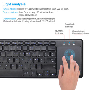New 2.4G French Wireless <strong>Keyboard</strong> Chocolate Mute <strong>Keys</strong> Scissors Feet Strap Touch <strong>Keyboard</strong> Cross-border for <strong>Computer</strong> - Product Image 4