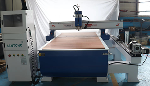 Enrutador de 4x8 pies Cnc 1325, enrutador de madera Atc, precio de máquina de carpintería, grabador de corte de madera de 4 ejes con husillo de mesa giratoria - Product Image 3