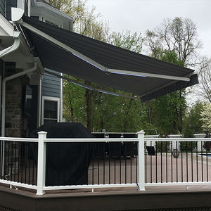 Tấm Che Nắng Cho Sân Vườn 3.5X2.5 M, Tấm Che Có Thể Thu Vào Có Động Cơ, Chống Nước, Có Tay Cầm Quanh Co - Product Image 5