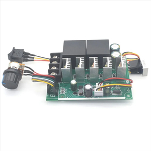 DC Motor ayarlanabilir 0-dijital ekran sürücü modülü girişi MAX60A 12V 24V ile 100% PWM hız kontrol cihazı - Product Image 4