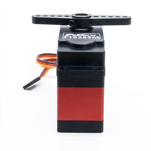 7.4V 65KG 360 Degree Magnetic Encoders Steel Gear Servo 60kg Torque for RC Airplane Parts 4mm AGV Application UAV Robot AI
