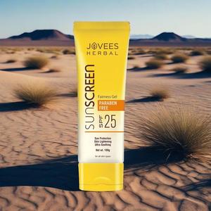 Joveesハーブ日焼け止めフェアネスジェルSpf 25 100 Mlアンチエイジングとブライトニングスキン
