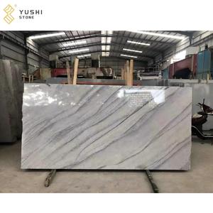 Yushi thiết kế hiện đại tự nhiên mài giũa <span class=keywords><strong>WISCONSIN</strong></span> Trắng Granite tĩnh mạch lớn sàn cho phòng tắm nhà bếp Countertop nền tường trang trí nội thất - Product Image 1