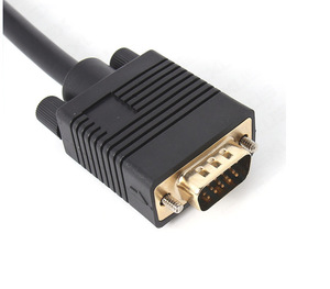 Male to Female <strong>VGA</strong> Y <strong>Splitter</strong> Cable <strong>VGA</strong> to Dual <strong>2</strong> Converter Adapter for Computer PC Monitor Camera HDTV Microphone Applications - Product Image 4