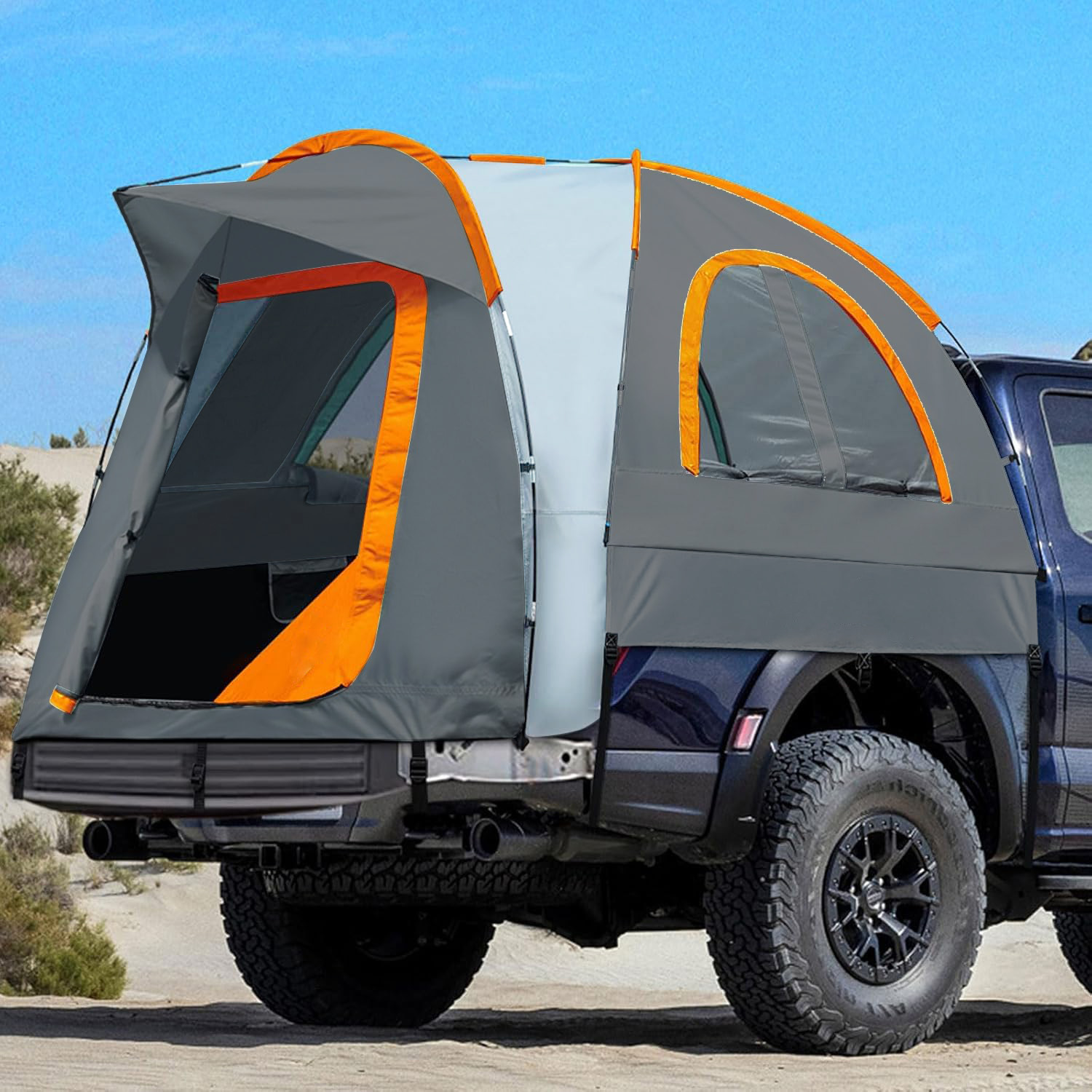 Gray pickup truck tent 3S