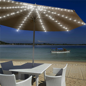 Batterie Fernbedienung Wasserdicht 8 Beleuchtungs modus Gartens chirm Lichterkette Bunte Zelt Camp Lichterketten - Product Image 1