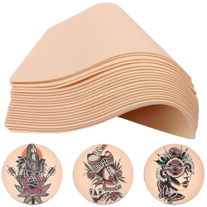 Chất lượng cao 100PCS 8x6 "Double Sided thực hành da cho microblading lông mày Tattoo đào tạo trang điểm vĩnh viễn công cụ - Product Image 1