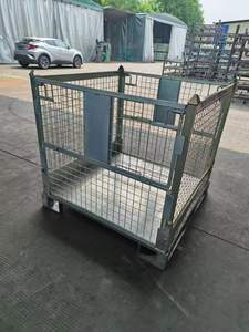 Jaula metálica Malla Pallet Contenedor plegable Sistema de carga Contenedor plegable Ibc - Product Image 5