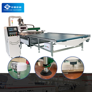 High Efficiency <strong>Load</strong> and <strong>Unload</strong> <strong>Cnc</strong> Nesting 1325 <strong>CNC</strong> <strong>Router</strong> ATC Furniture Making Machine for Processing Door Frames