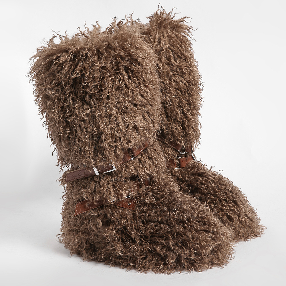 Cocoa brown--laced-up-size 40