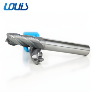 60 derece tungsten çelik yuvarlak burun freze kesicisi 4 kenar dairesel ark kesici karbür 55 derece ısıl işlem kalıp çelik - Product Image 6