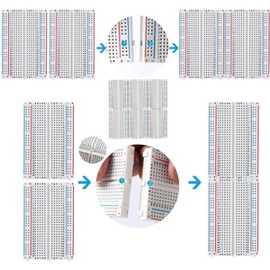 MB-102 MB102 400/830 Point Solderless PCB Breadboard Jumper Wire DIY for <strong>Arduino</strong> Kit New Electronic Components for Test - Product Image 6