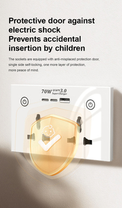 Glomarket通用标准图雅双壁插座声控快速充电Usb Type-c 13a智能Wifi插座 - Product Image 4