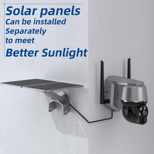 PTZ Dual Solar Panel Powered 1080P HD Day Color Night Wireless WIFI 4G Network Lower Power Consumption CCTV <strong>Camera</strong> Waterproof - Product Image 3