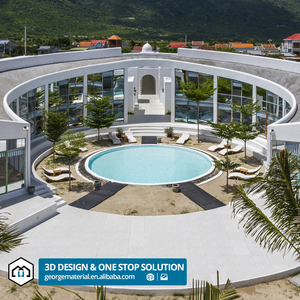 Interior Design Contemporary Concise Style Hotel House <strong>3D</strong> Max <strong>Rendering</strong> Work Floor Plan CAD Drawing Professional Customization - Product Image 4