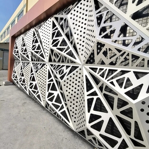 Rivestimento per facciate continue impiallacciate in PVDF facciate Decorative per esterni in alluminio ignifugo colore della superficie personalizzato - Product Image 6