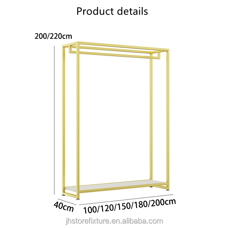 Shiny gold+white L120*W40*H200CM