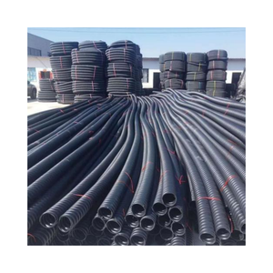 Fabrika doğrudan satmak 40mm-<span class=keywords><strong>140mm</strong></span> yuvarlak <span class=keywords><strong>HDPE</strong></span> boru plastik oluklu boru kanalı makinesi çelik iplikçik ile birlikte kullanılan