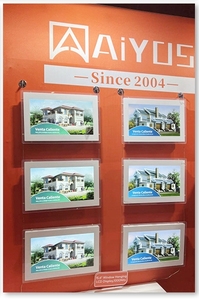 Aiyos 15.6 Inch Acrylic <strong>Frames</strong> <strong>Android</strong> WI-FI <strong>LCD</strong> <strong>Display</strong> <strong>Open</strong> House Video Signs for Real Estate Promotional <strong>Display</strong> - Product Image 2