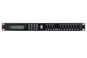 Procesador de audio de transmisión digital de salida de 8 canales de entrada de 4 canales con software de PC para altavoz PA de conferencia de Audio Karaoke