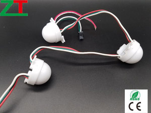 ラウンド30mmLEDピオンライト12VデジタルフルカラーLEDピクセルWS2811LEDストリングライト - Product Image 5