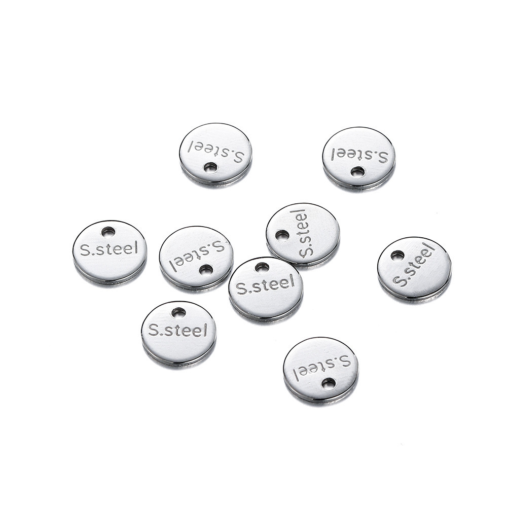 Steel-colored round