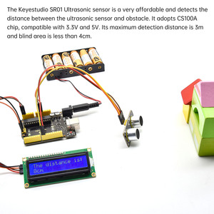 KS0504 Keyes tudio SR01 Ultraschalls ensor V3 für Arduino für Micro bit - Product Image 5