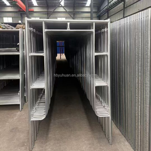 Material de construcción de edificios Andamio de Marco H de Servicio Ligero Andamio de exterior Sistema de andamio de Marco H galvanizado - Product Image 6