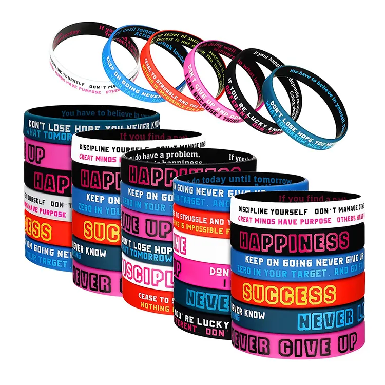 Großhandel benutzer definierte Zugang Armband Silikon doppelseitige Armband billige Armbänder für Festival-Events mit Logo