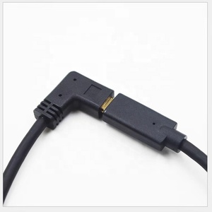 Fabrikada ücretsiz örnek özelleştirilmiş USB tip C 3.1 kablo eemark çip 90 derece sağ sol açılı - Product Image 3