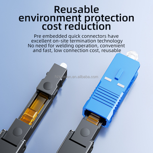 SAIVXIAN SC APC Conector rápido de fibra óptica Adaptador de conexión en frío Modelo LC para redes CWDM 5G WiFi CATV para aplicaciones FTTH - Product Image 6