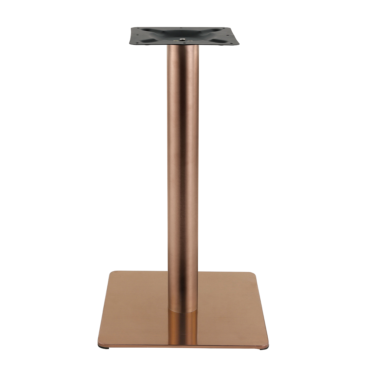 Rose gold-plated stainless steel
