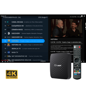 กล่องรับสัญญาณโทรทัศน์ระบบแอนดรอยด์11 US HD S905Y4 Amlogic 4GB 32GB พร้อมรีโมทควบคุมด้วยเสียง BT สำหรับ XS97ออกแบบได้ตามต้องการ - Product Image 2