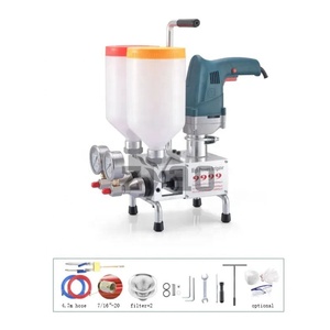 Electric High Pressure <strong>Two</strong> <strong>Component</strong> <strong>Grouting</strong> <strong>Machine</strong> Double Liquid Cup Waterproof <strong>Injection</strong> Machinery