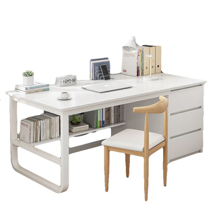 Modern Home Office Luxury <strong>Computer</strong> Desks Study <strong>Table</strong> Office Desks Wood <strong>Three</strong> Draws Wooden <strong>Computer</strong> Desk - Product Image 3