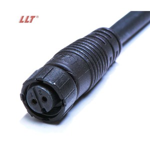 LLT หัวต่อสายเคเบิล M12 2 3 4 5 6 7 8ขา,ขั้วต่อสายไฟตัวผู้ตัวเมียแบบกลม - Product Image 1
