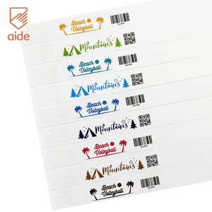 Giấy tùy chỉnh dây đeo cổ tay Dupont nhận dạng Vòng đeo tay không thấm nước có thể in Tyvek Vòng đeo tay Tyvek vé cho các sự kiện - Product Image 6