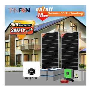 家用太阳能系统8KW 10KW 15KW关闭/并网太阳能系统8000瓦面板太阳能套件价格 - Product Image 1