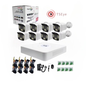 Cheap 8CH CCTV Kit Monitoring <strong>System</strong> Warm Light Full Color Night Vision 1080p 3.6mm Lens XVR 6-in-1 Store <strong>Security</strong> <strong>Camera</strong> - Product Image 1