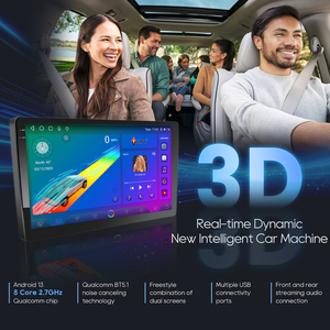 7870 Universal 2K <strong>Touch</strong> <strong>Screen</strong> Android 13 Car Split-<strong>screen</strong> GPS/AM/FM/<strong>Bluetooth</strong> Navigation Radio Multimedia Video Car DVD Player - Product Image 2