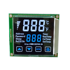 Personalizzato 7 segmenti lcd in bianco e nero display lcd contatore di energia LCD modulo di visualizzazione - Product Image 3